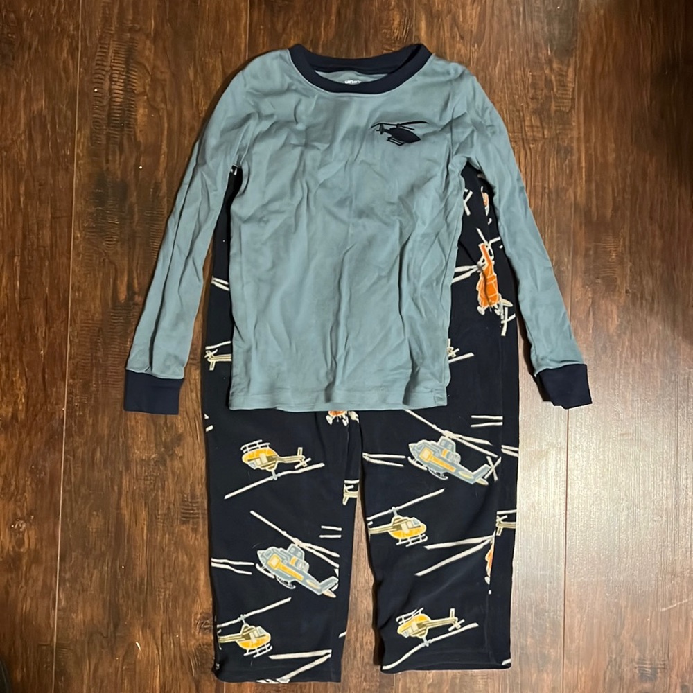 Boys Helicopter PJ’s Sz 7